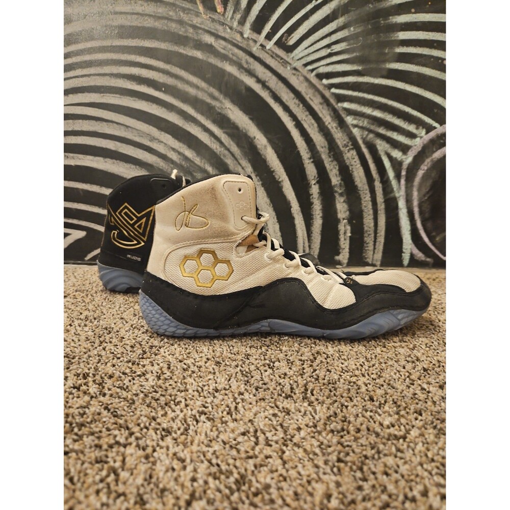 RUDIS JB1 Wrestling Shoes Mens 10.5 Jordan Burroughs All I See Is Gold